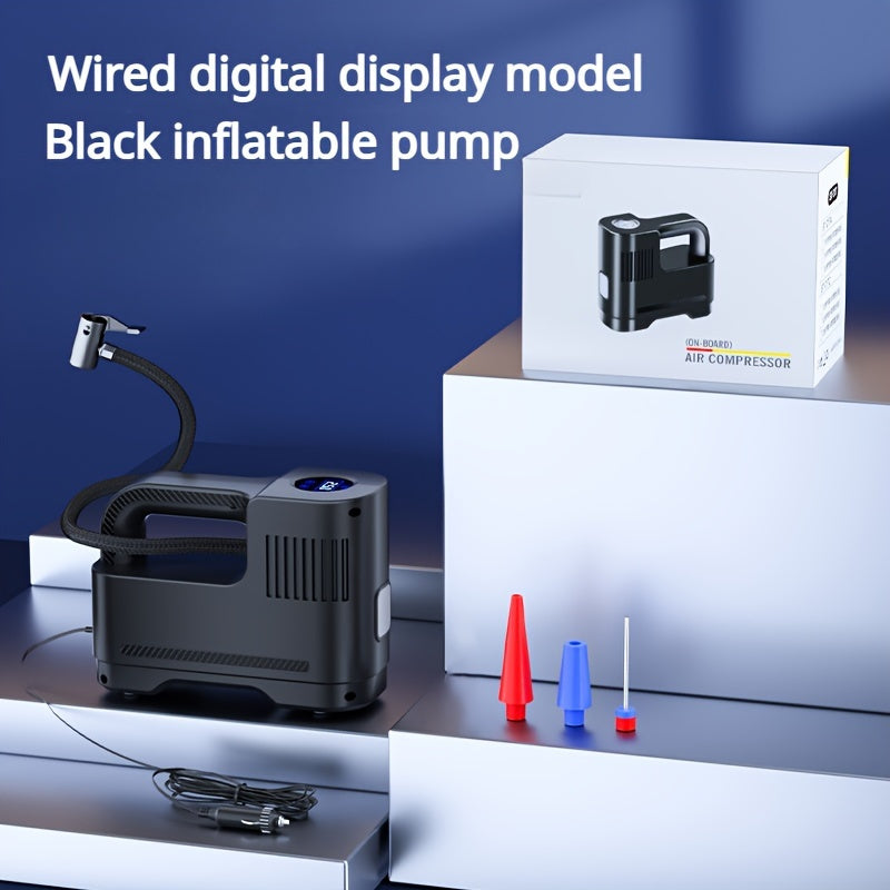 portable air compressor pump corded digital