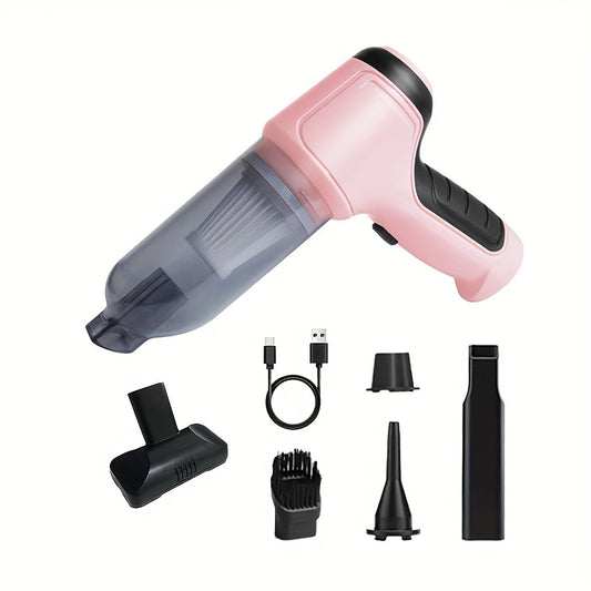 high suction pink 3 in 1 car vacuum cleaner